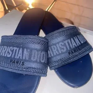 Dior | Shoes | Dior Sandal Womens Sz Euro 36 Navy Blue